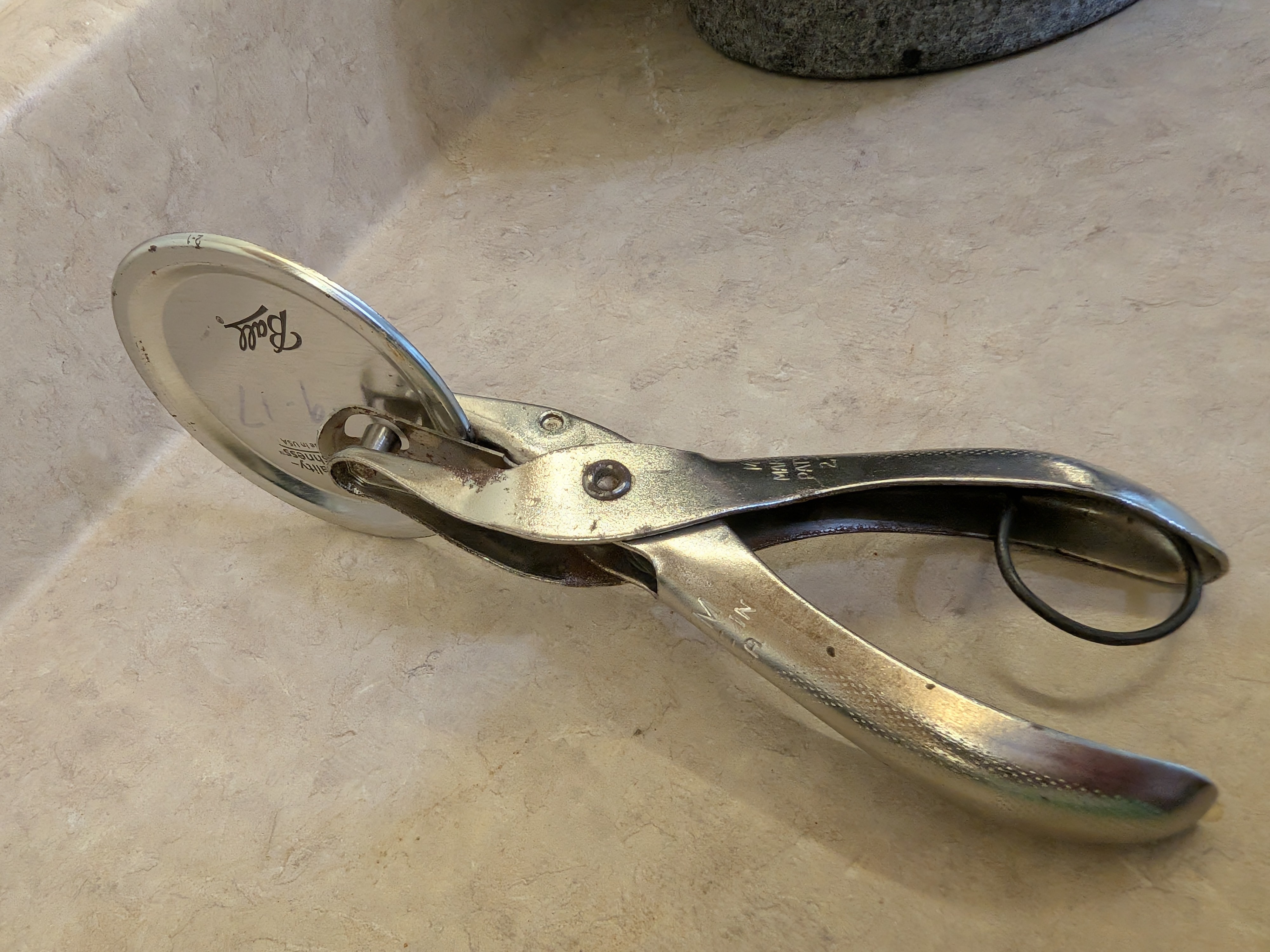 Hole Punch Lid Prep